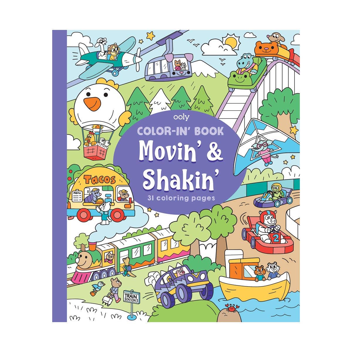 Movin' & Shakin' | Color-In' Book