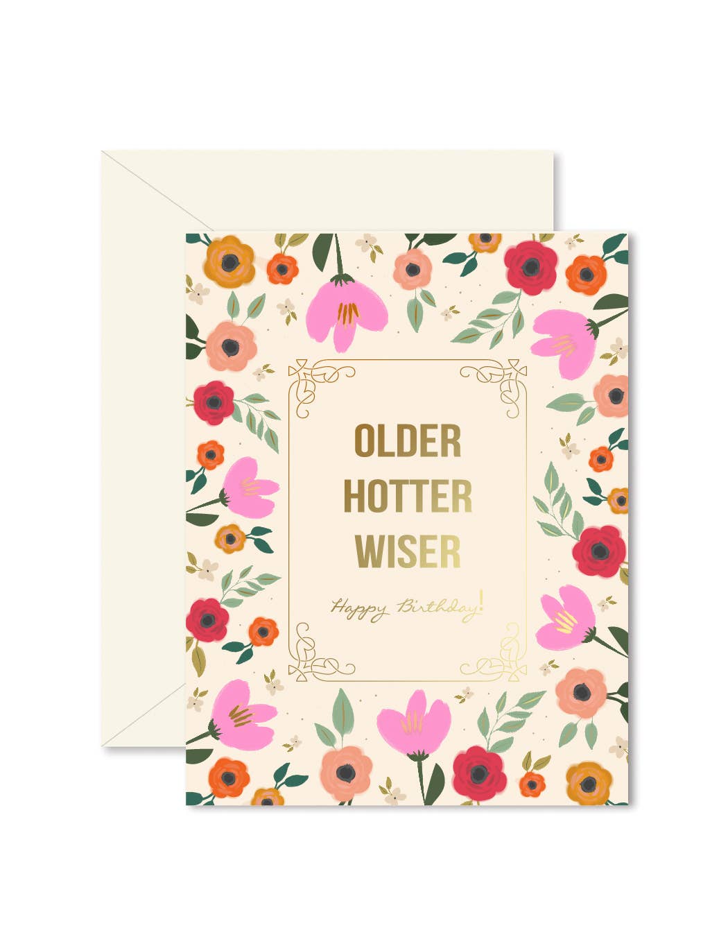 Older Hotter Wiser | Birthday Card