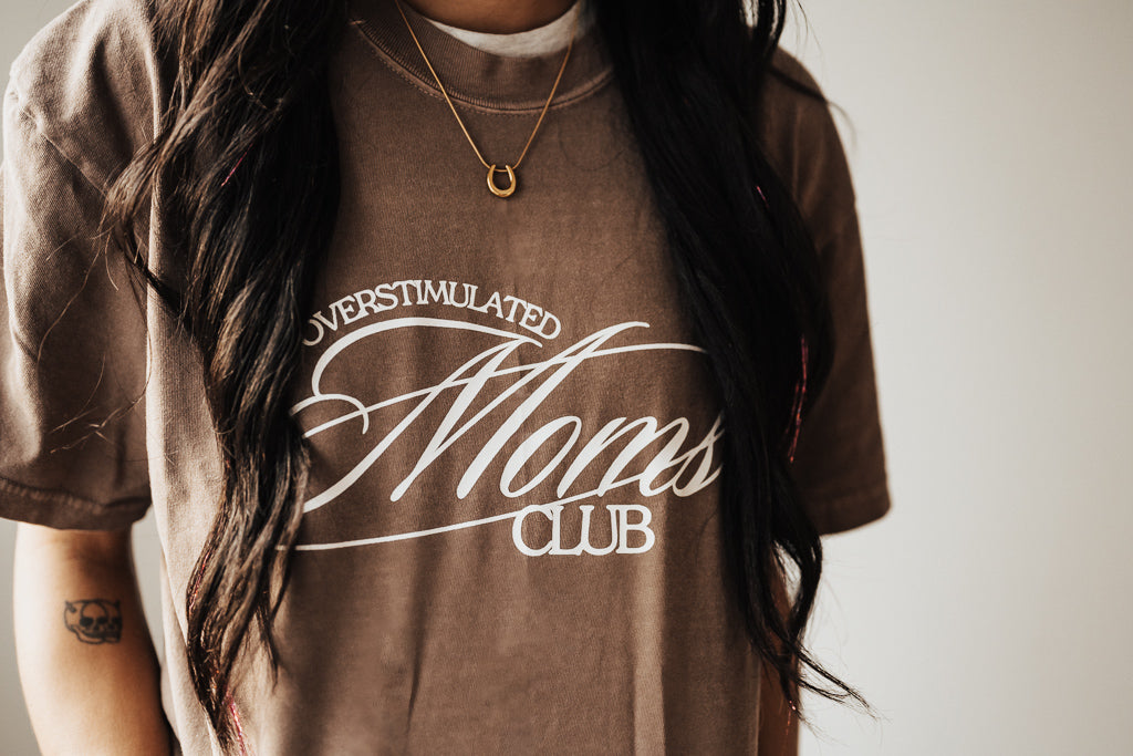 Overstimulated Moms Club Graphic Tee