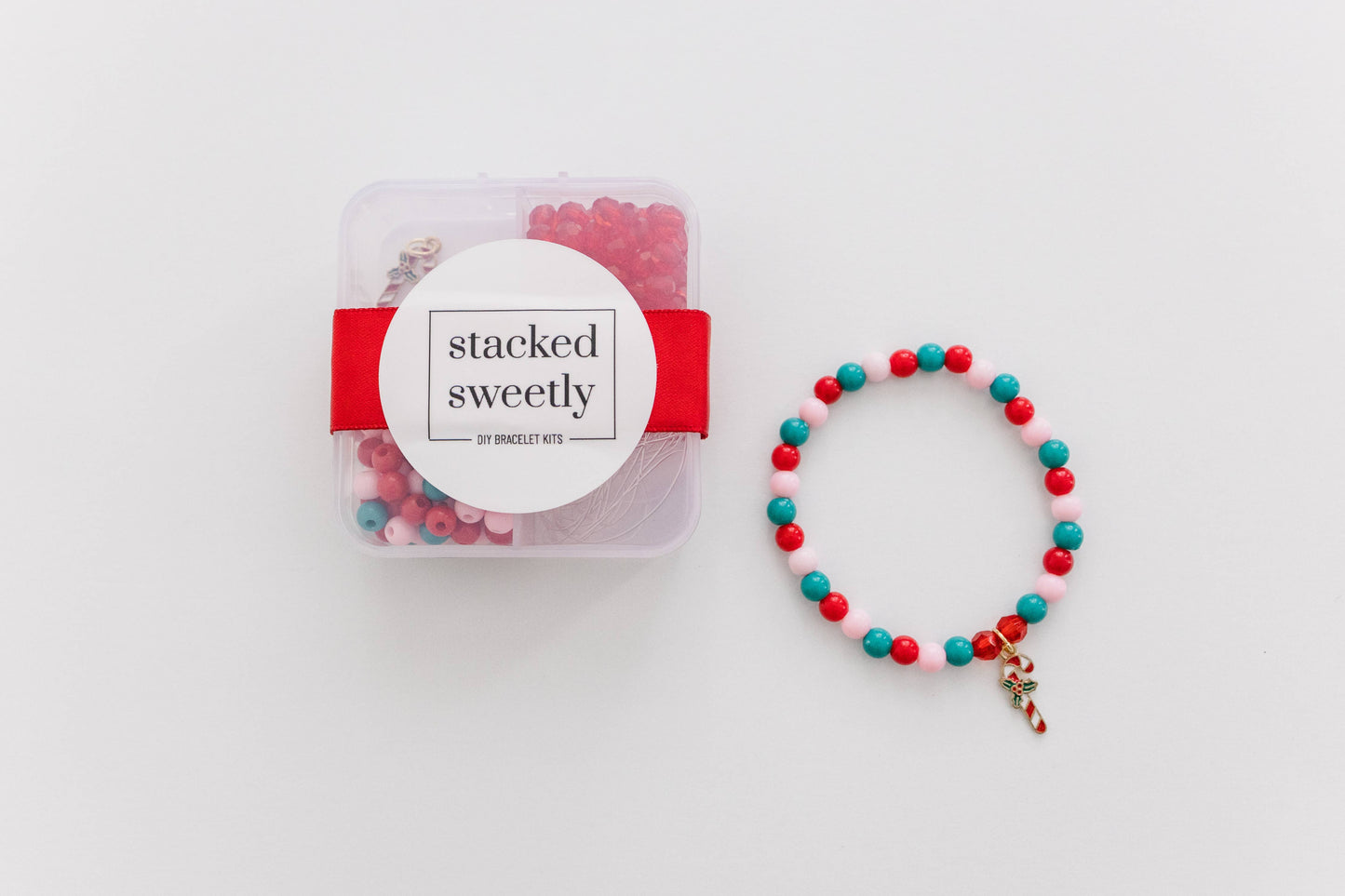 Candy Cane | Mini DIY Bracelet Kit Candy