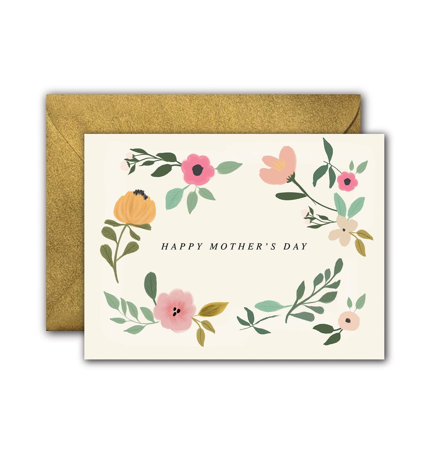 Happy Mother's Day Floral Greeting Card