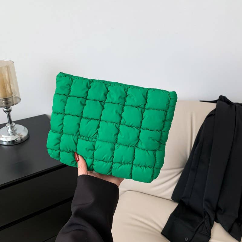Quilted Cosmetic Bag