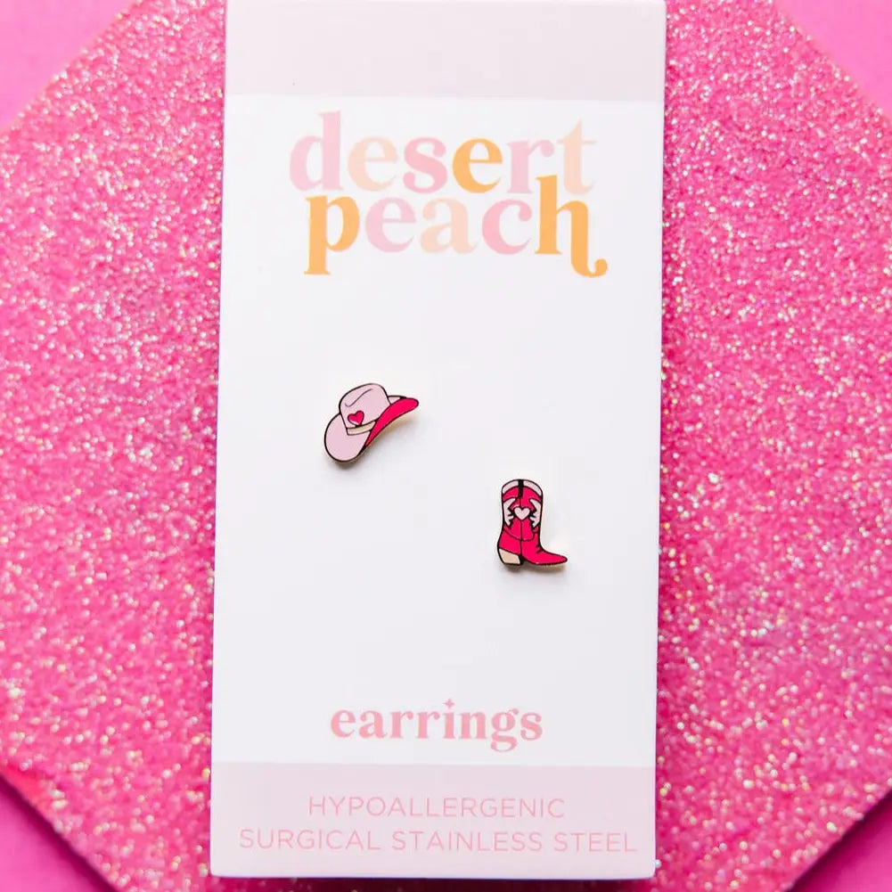 Girls Flat Back Stud Earrings