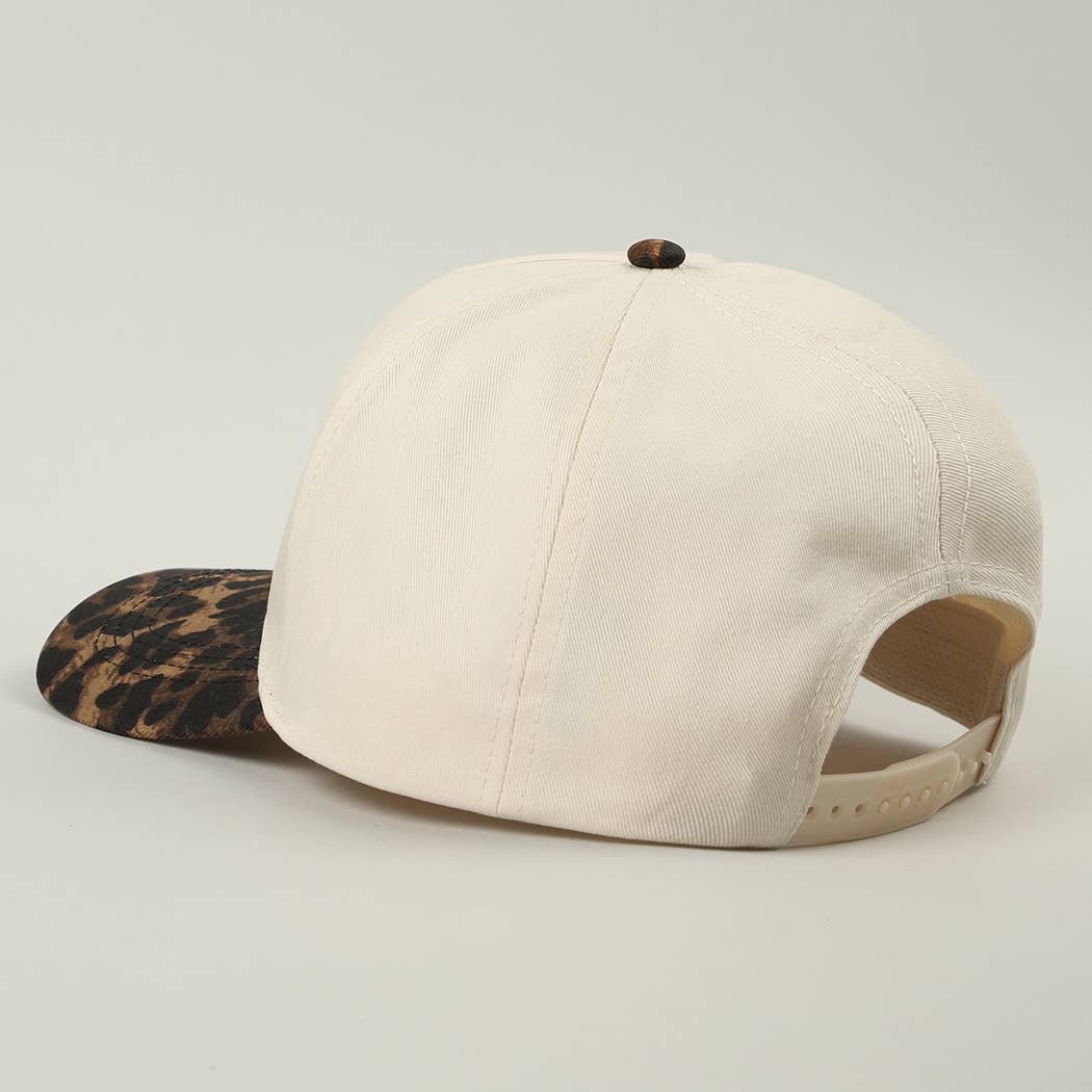 Leopard Roper Patch Hat