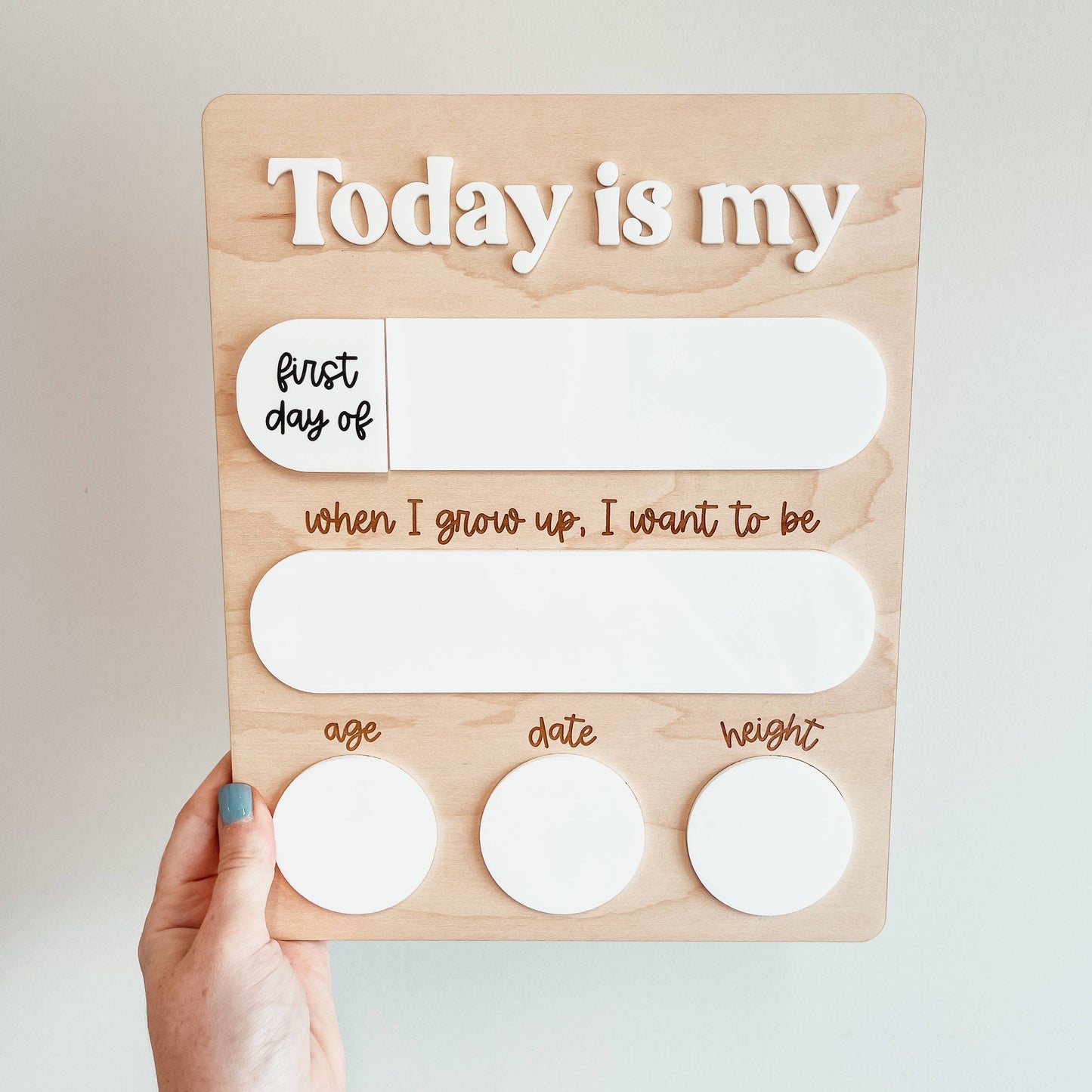 First & Last Day Of School Sign