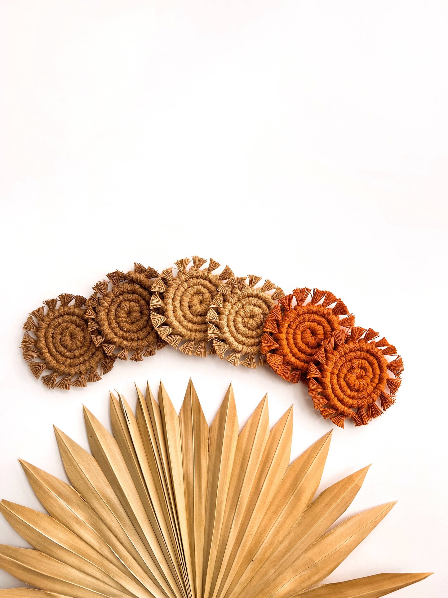 Macrame Car Coasters | Honey