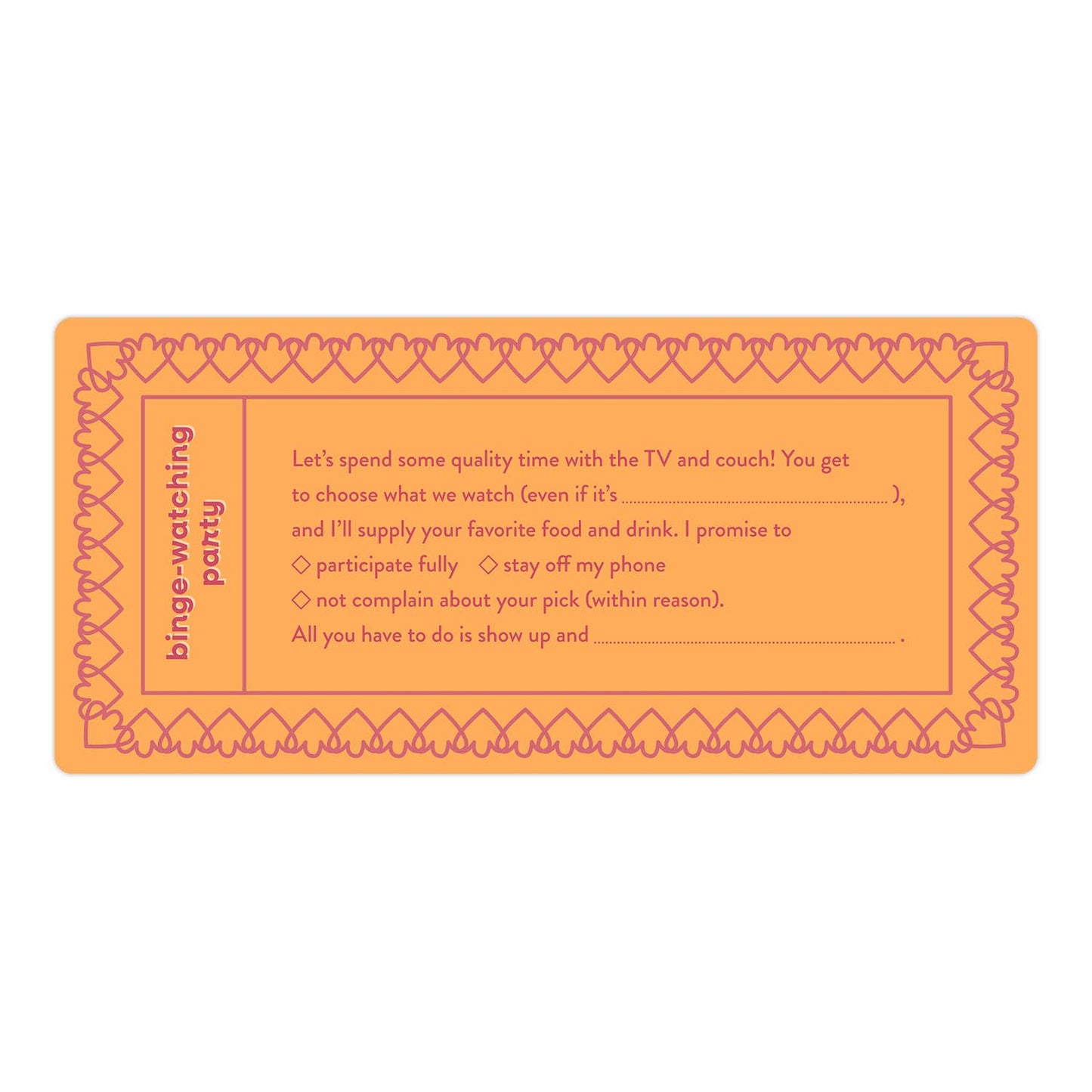 Fill in the Love® Bestie Vouchers