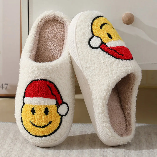 Happy Santa Slippers