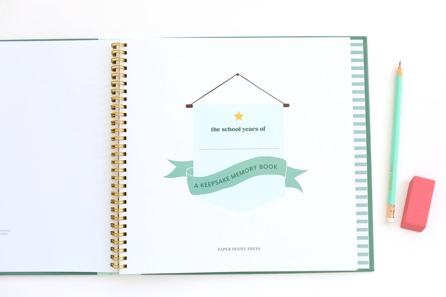 The School Years | Memory Book
