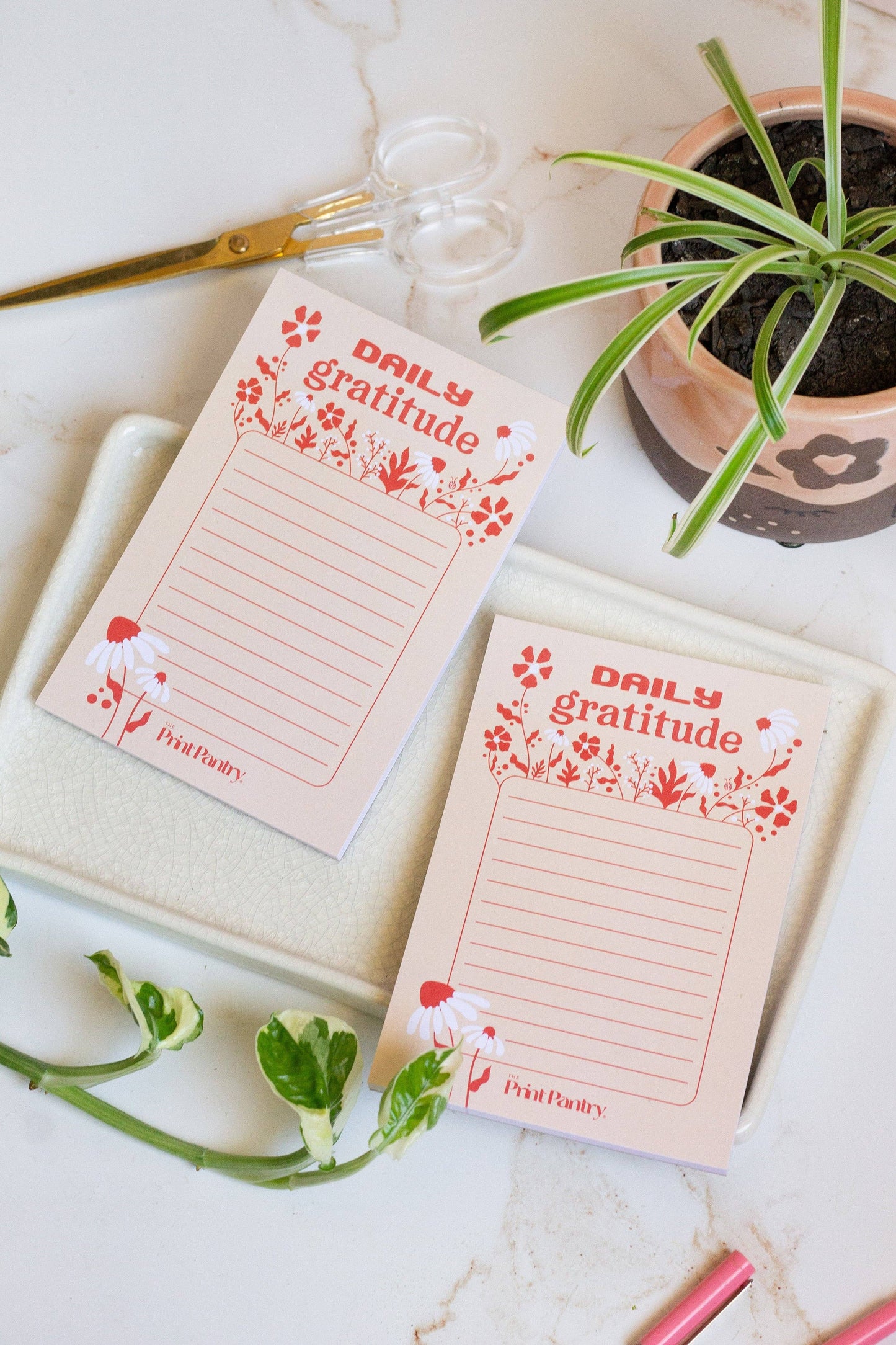 Daily Gratitude Notepad