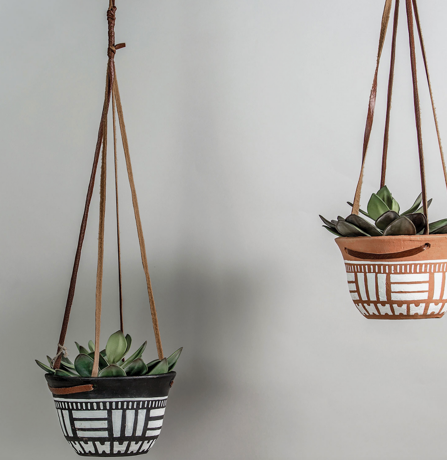Hanging Black Terracotta Planter