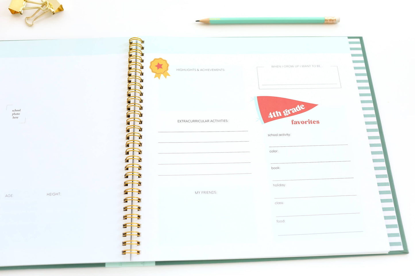 The School Years | Memory Book