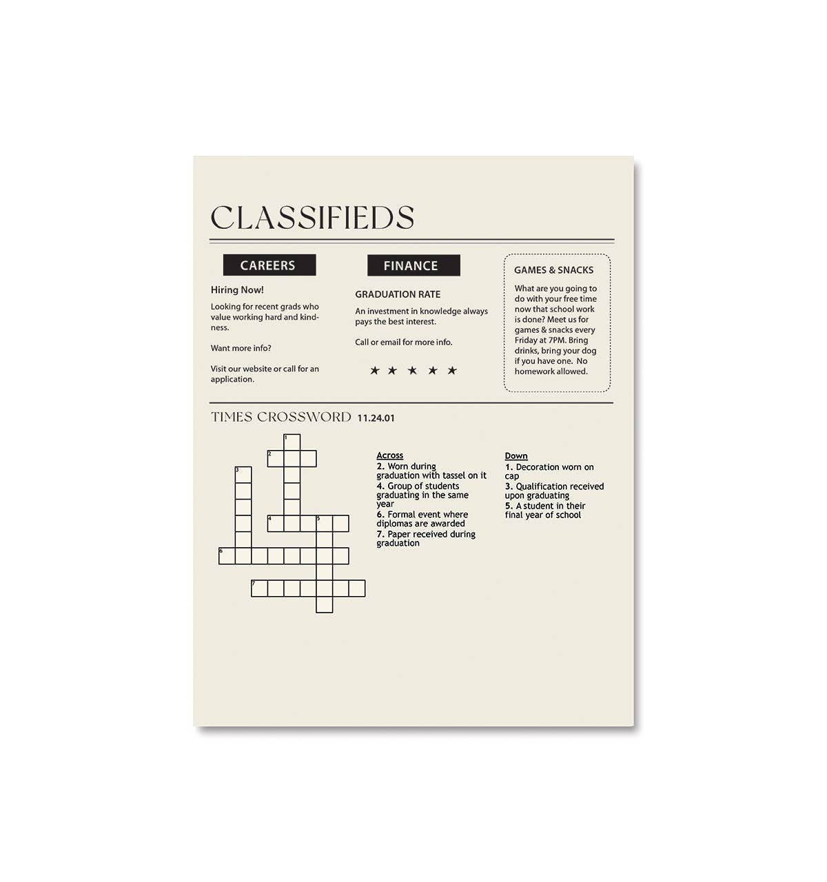 Graduation Times | Greeting Card