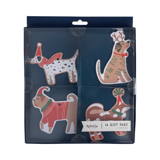 Christmas Dogs | Gift Tag Set