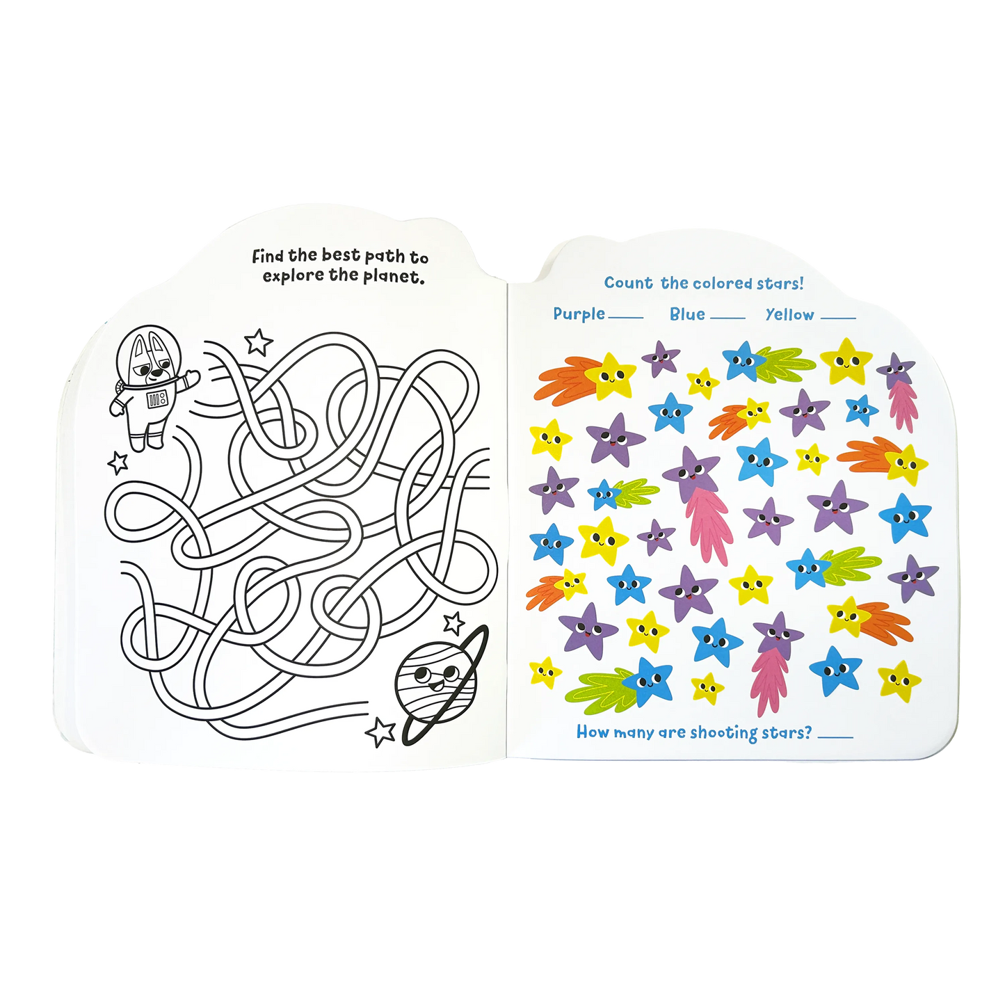 Playful Pages Activity Book | Pets in Space!
