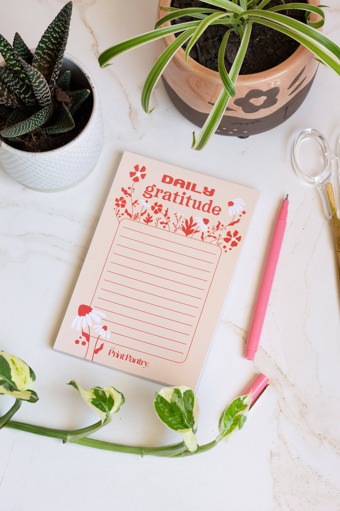 Daily Gratitude Notepad