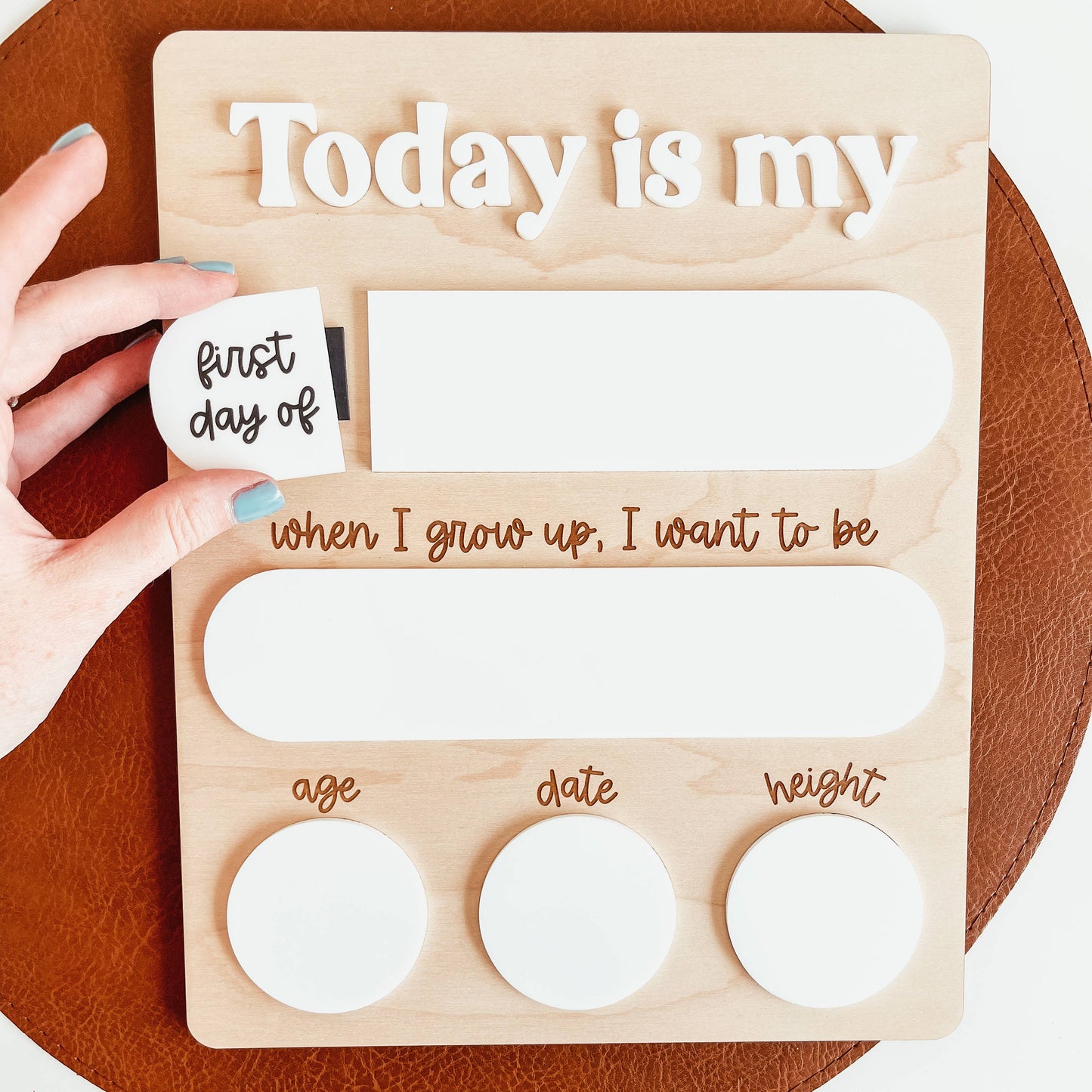 First & Last Day Of School Sign