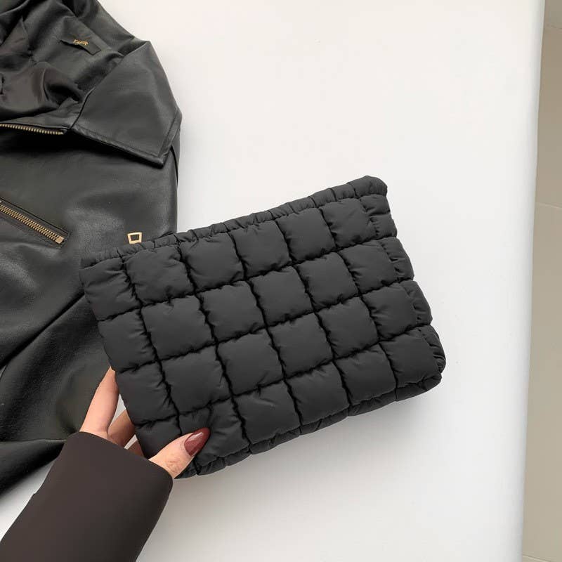 Quilted Cosmetic Bag