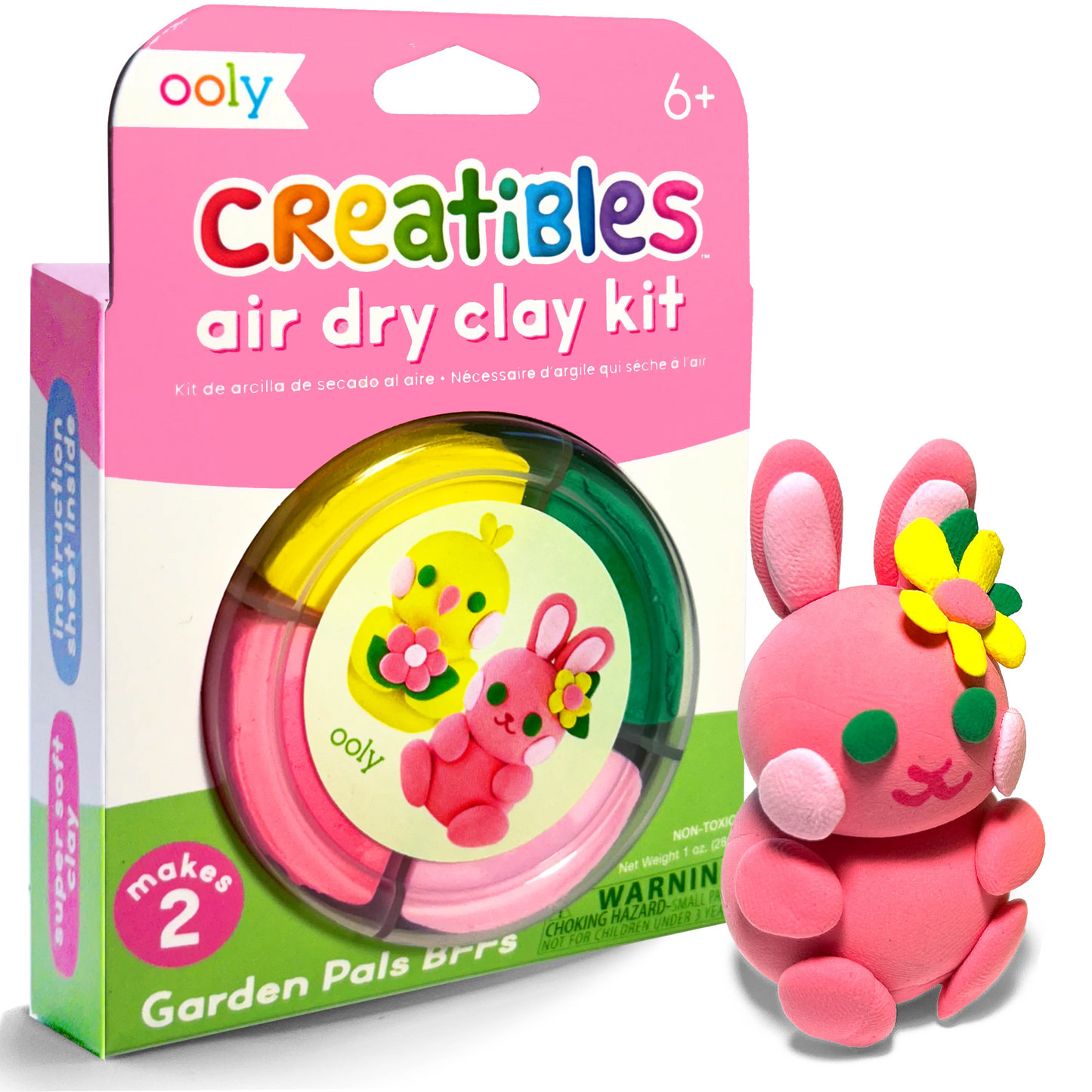 Creatibles Air Dry Clay Kit | Garden Pals BFFs