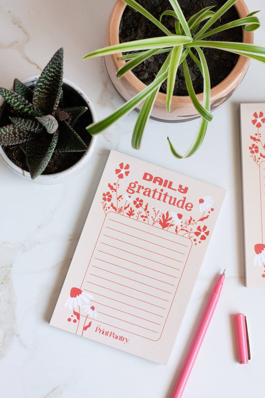 Daily Gratitude Notepad