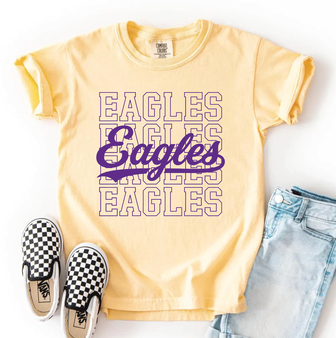 Eagles Stacked Tee