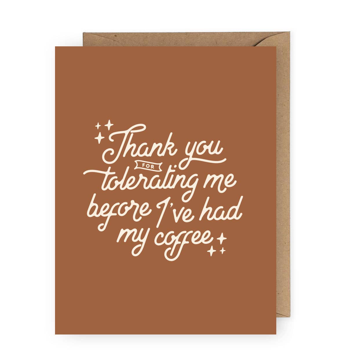 Thank You for Tolerating Me | Card