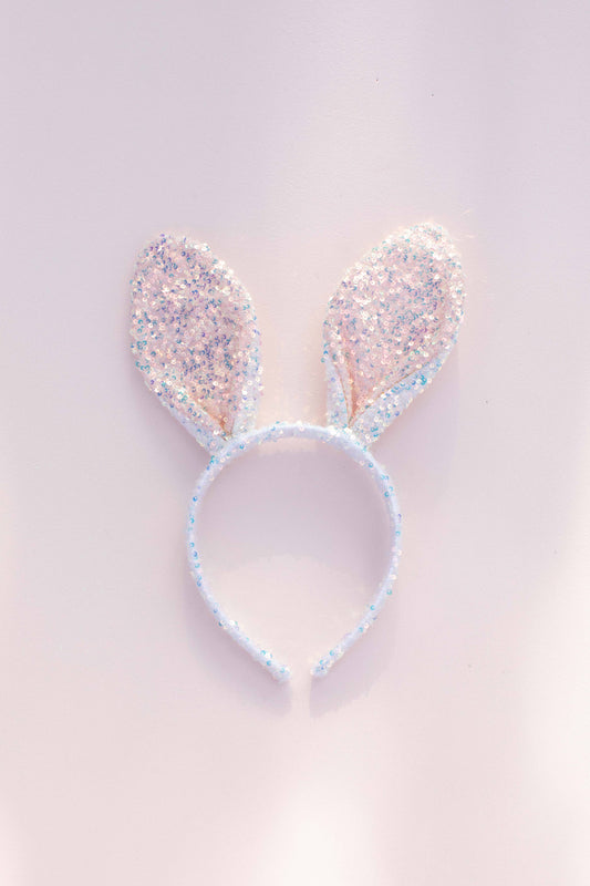 Sequin Bunny Ears Headband