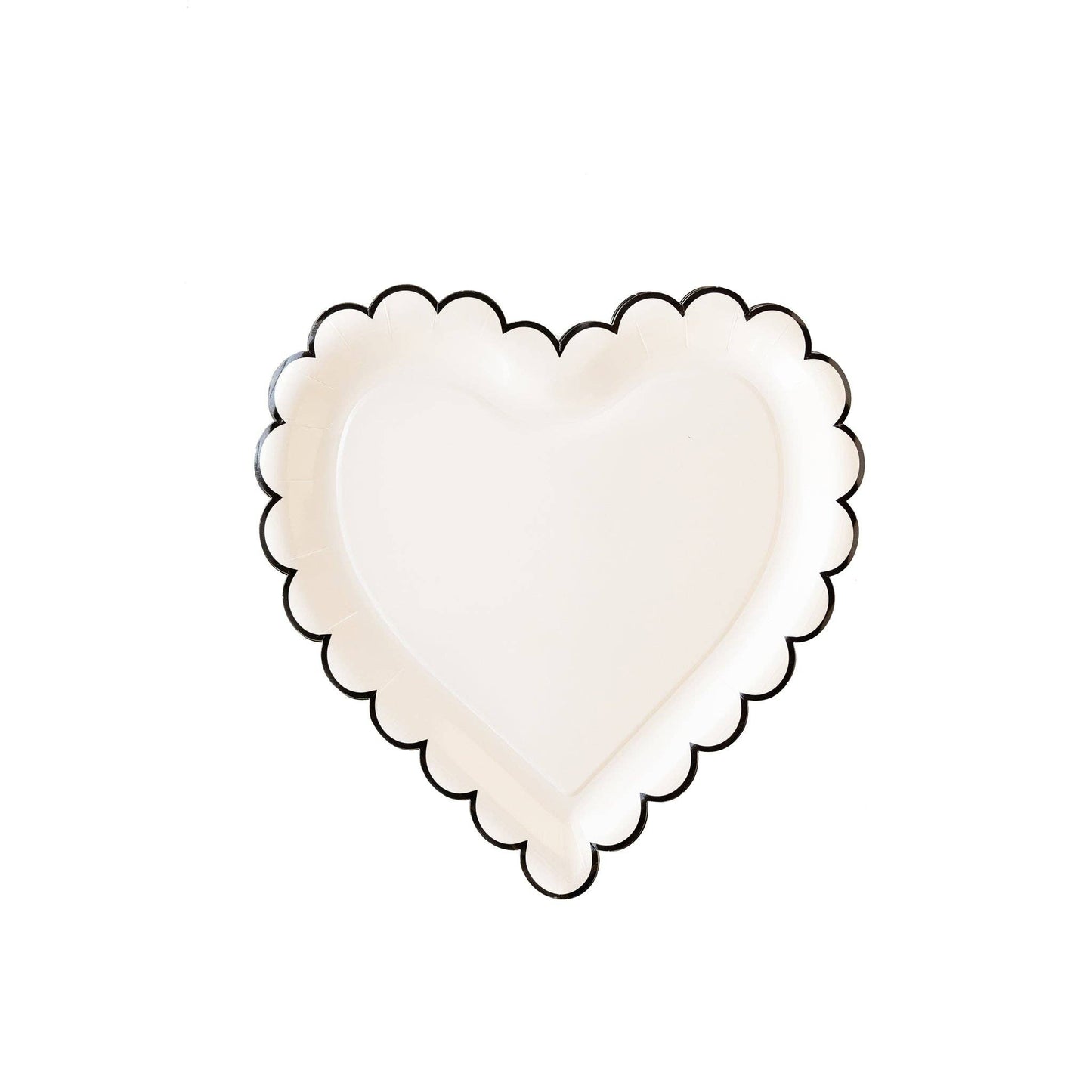 Scalloped Heart | Paper Plate