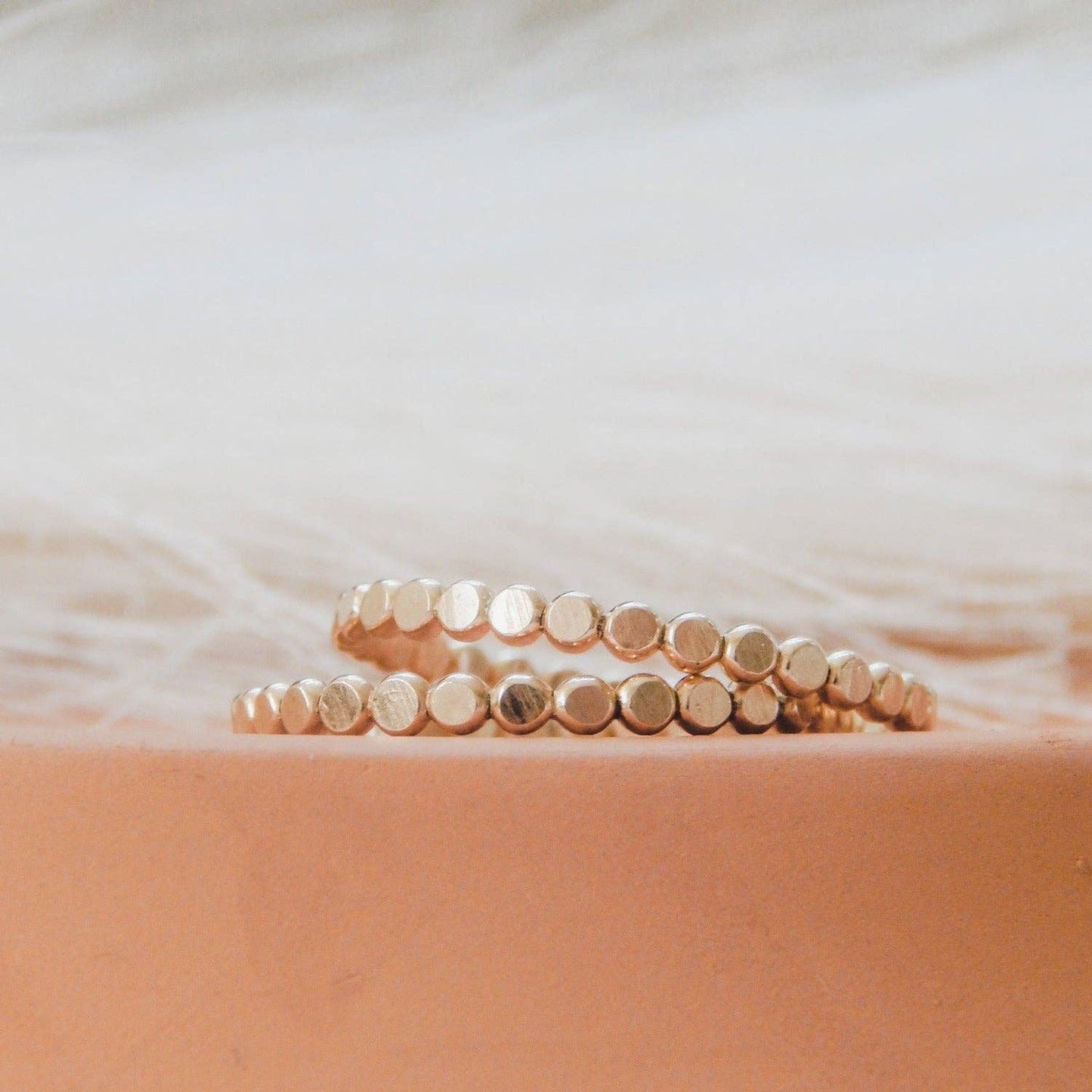 Pebble | Gold Stacking Ring