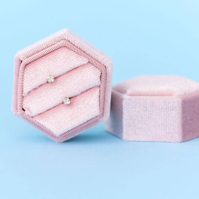 Girls Flat Back Stud Earrings