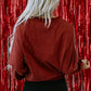 XOXO Corded Crewneck
