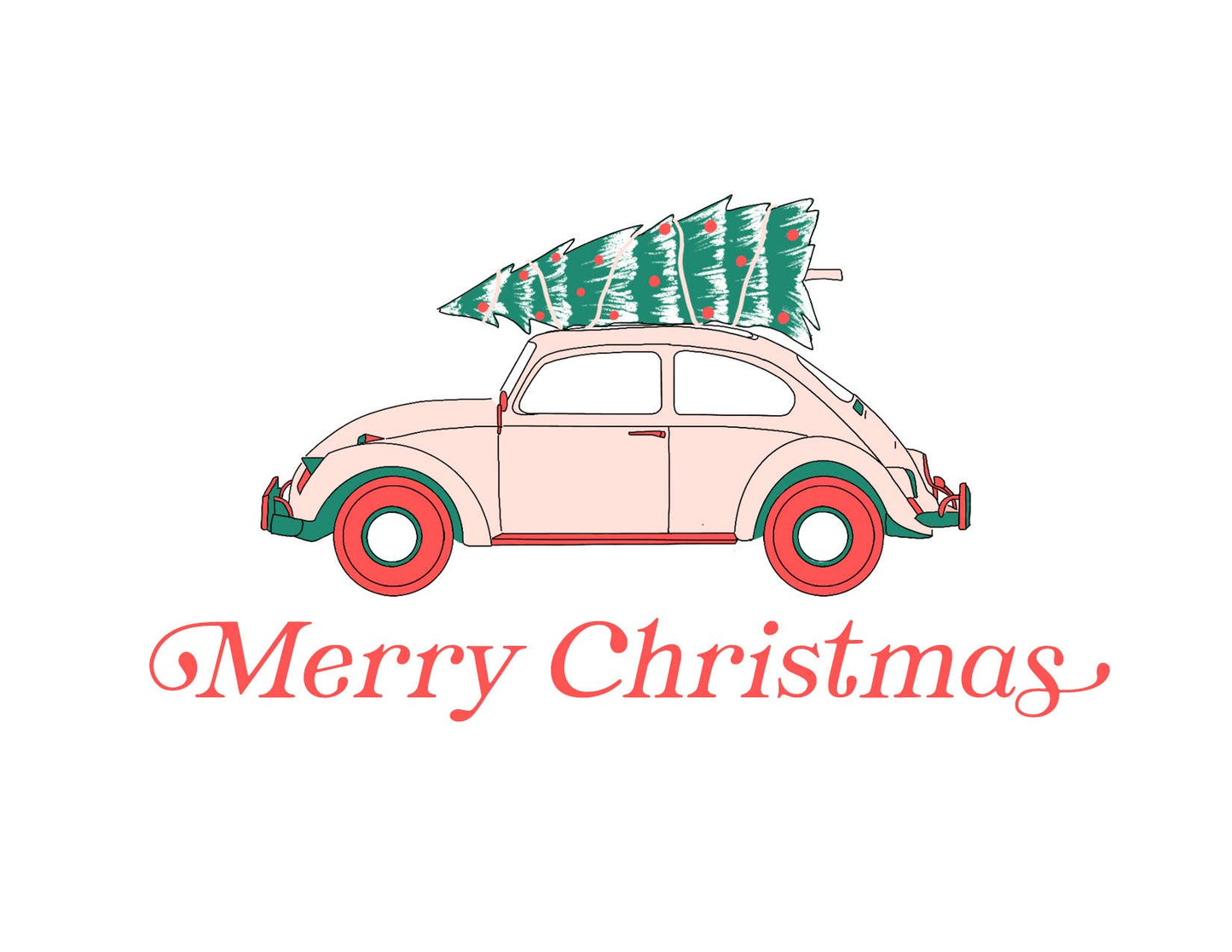 VW Bus | Christmas Card