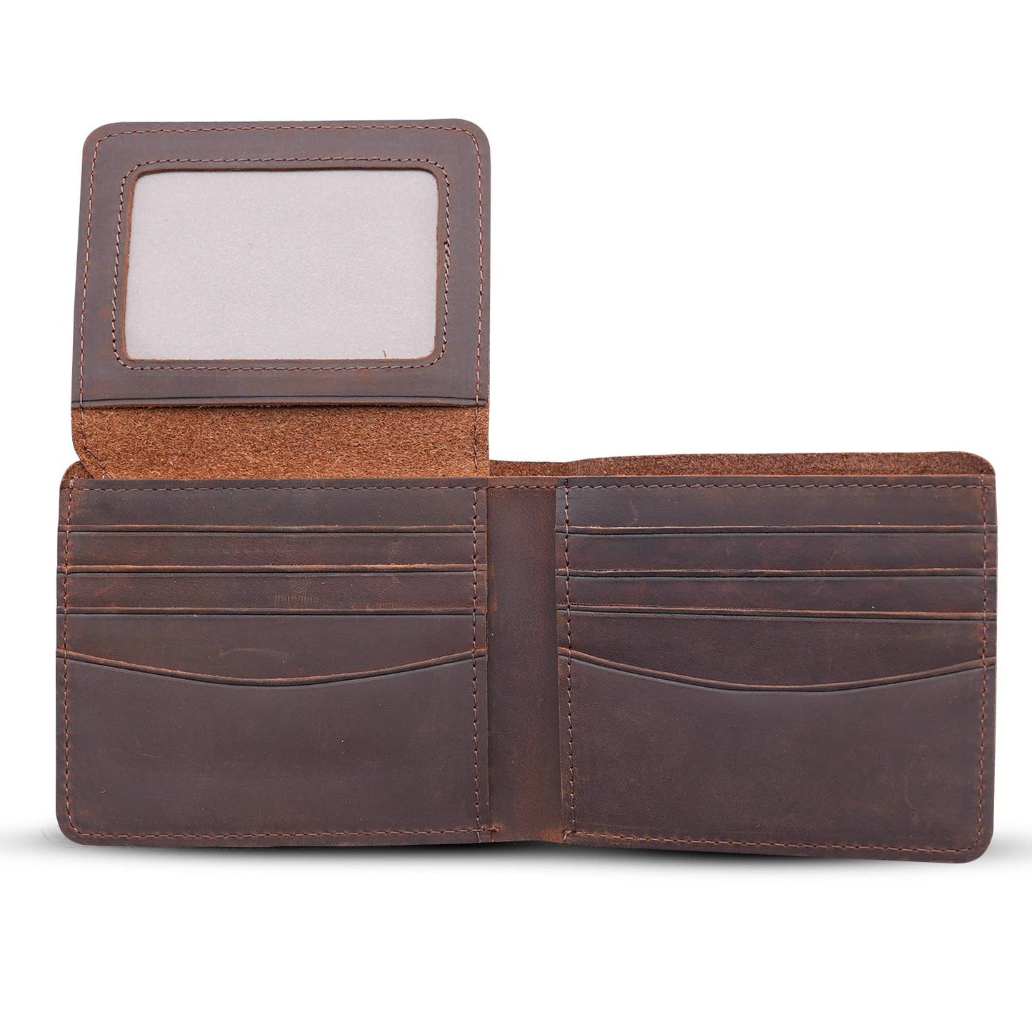 Leather Wallet w/ID Flap