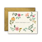 Happy Mother's Day Floral Greeting Card