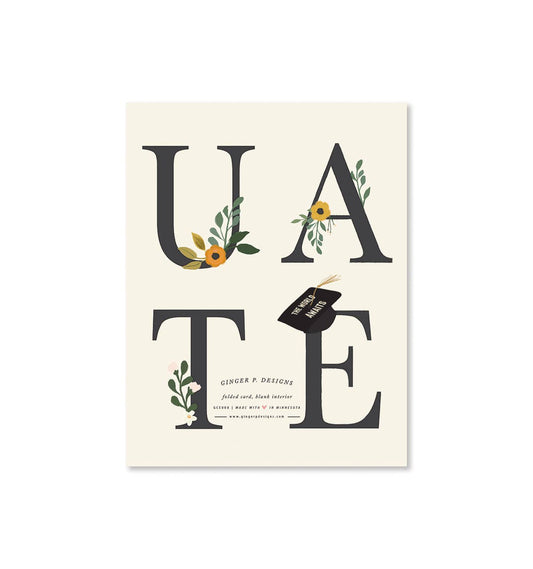 Grad Floral | Greeting Card