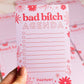 Bad Bitch Agenda | Notepad