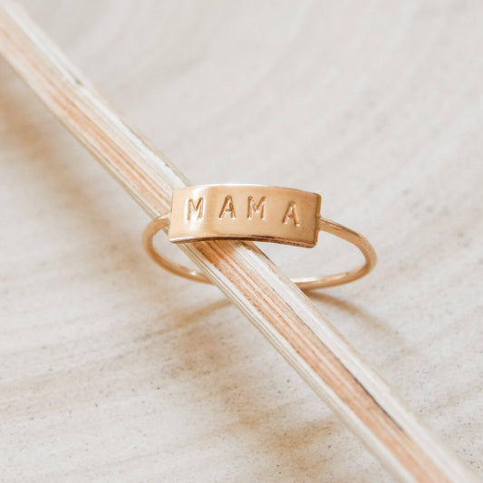 Mama | Bar Stacking Ring