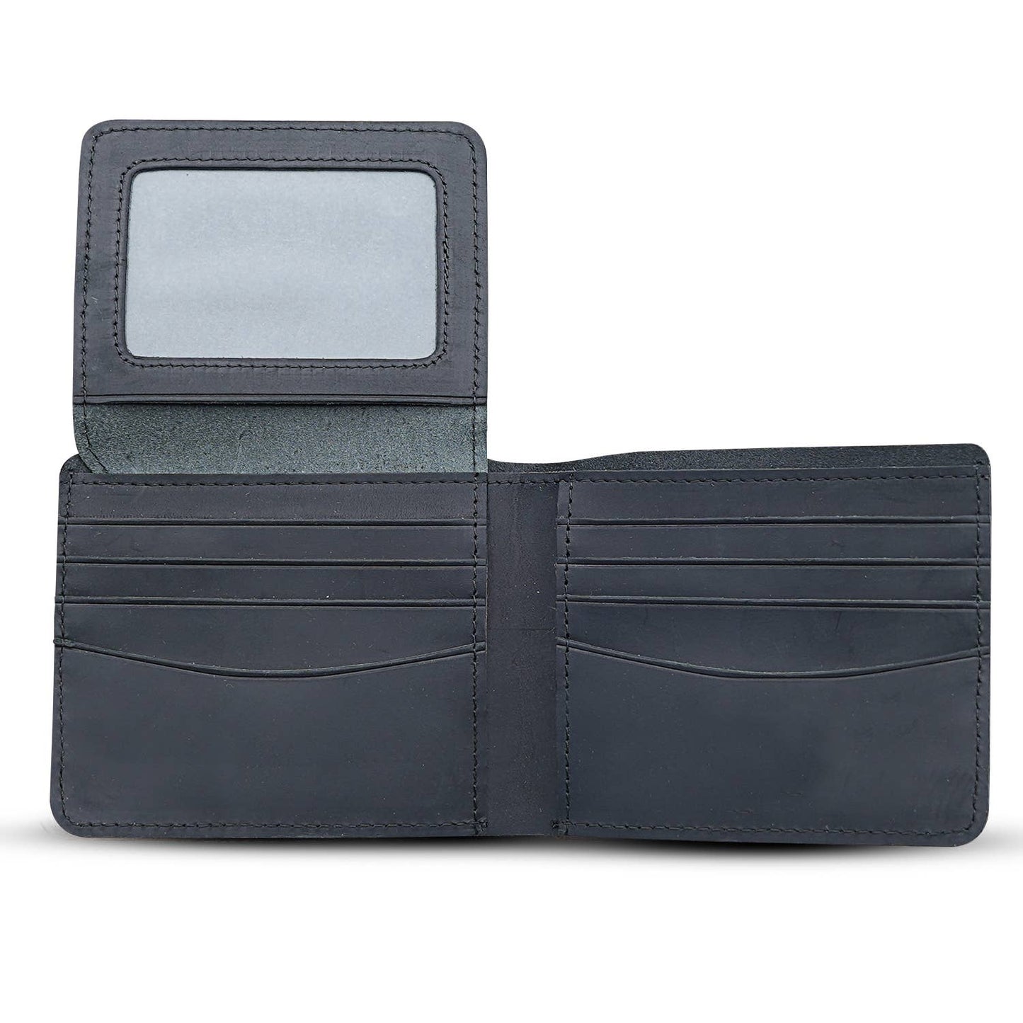 Leather Wallet w/ID Flap