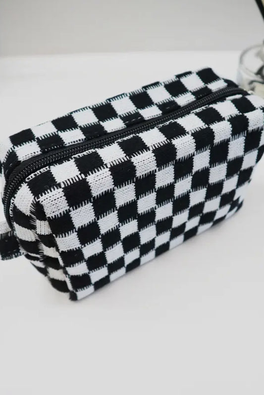 Checkered Pencil Bag