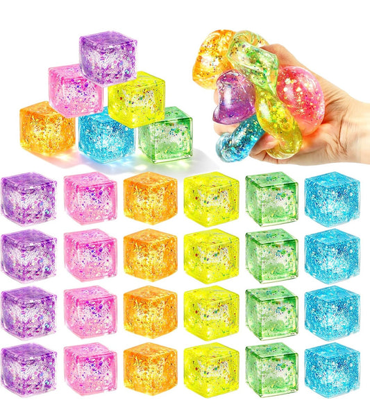 Mini Squishy - Ball, Cube, Bear