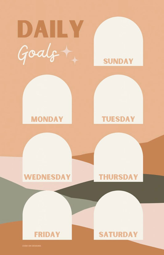 Daily Goals | Note Pad