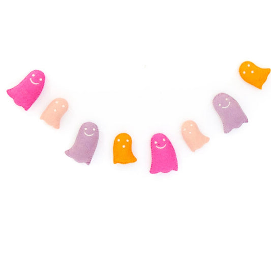 Ghost Felt Halloween Garland