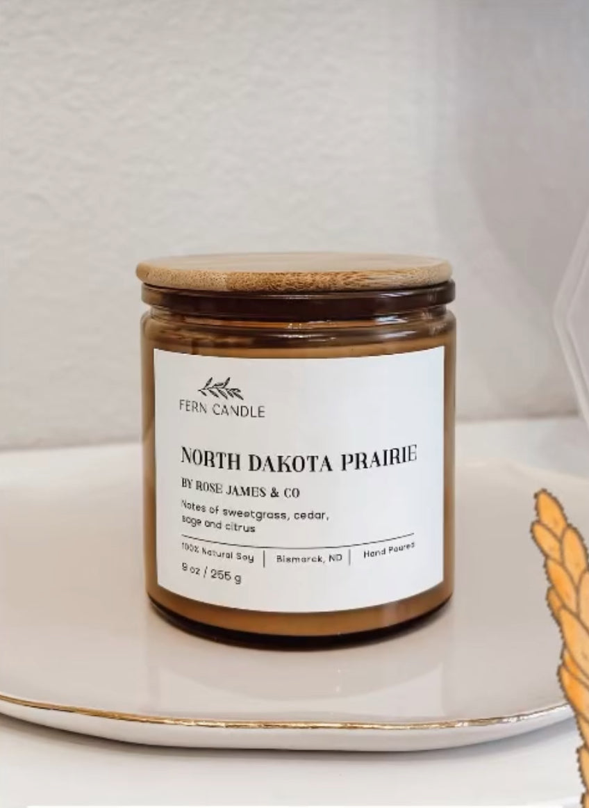 North Dakota Praire Candle | Fern Candle