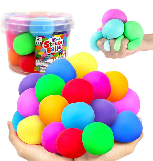 Mini Squishy - Ball, Cube, Bear