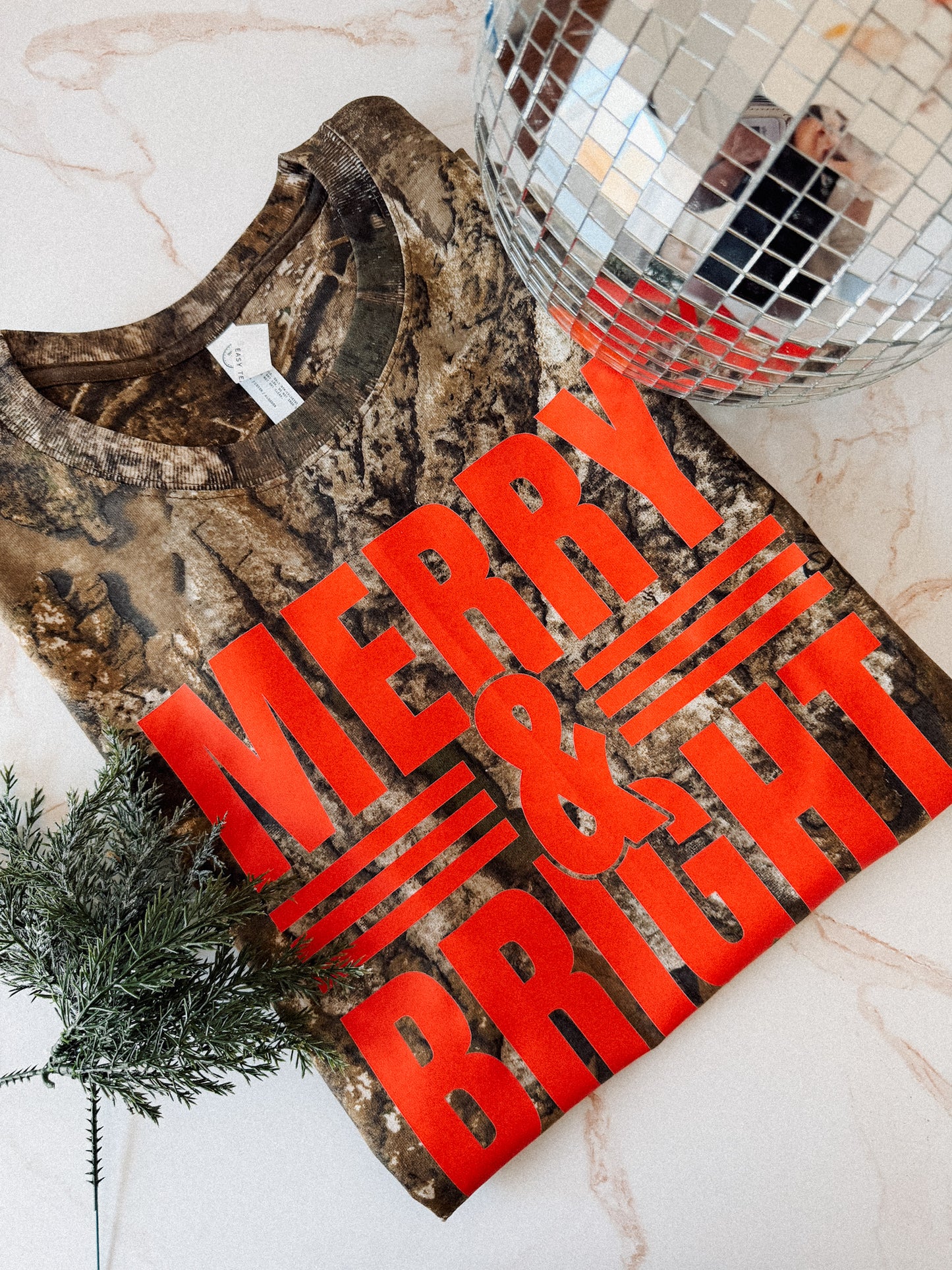 Camo Merry & Bright | Graphic Tee