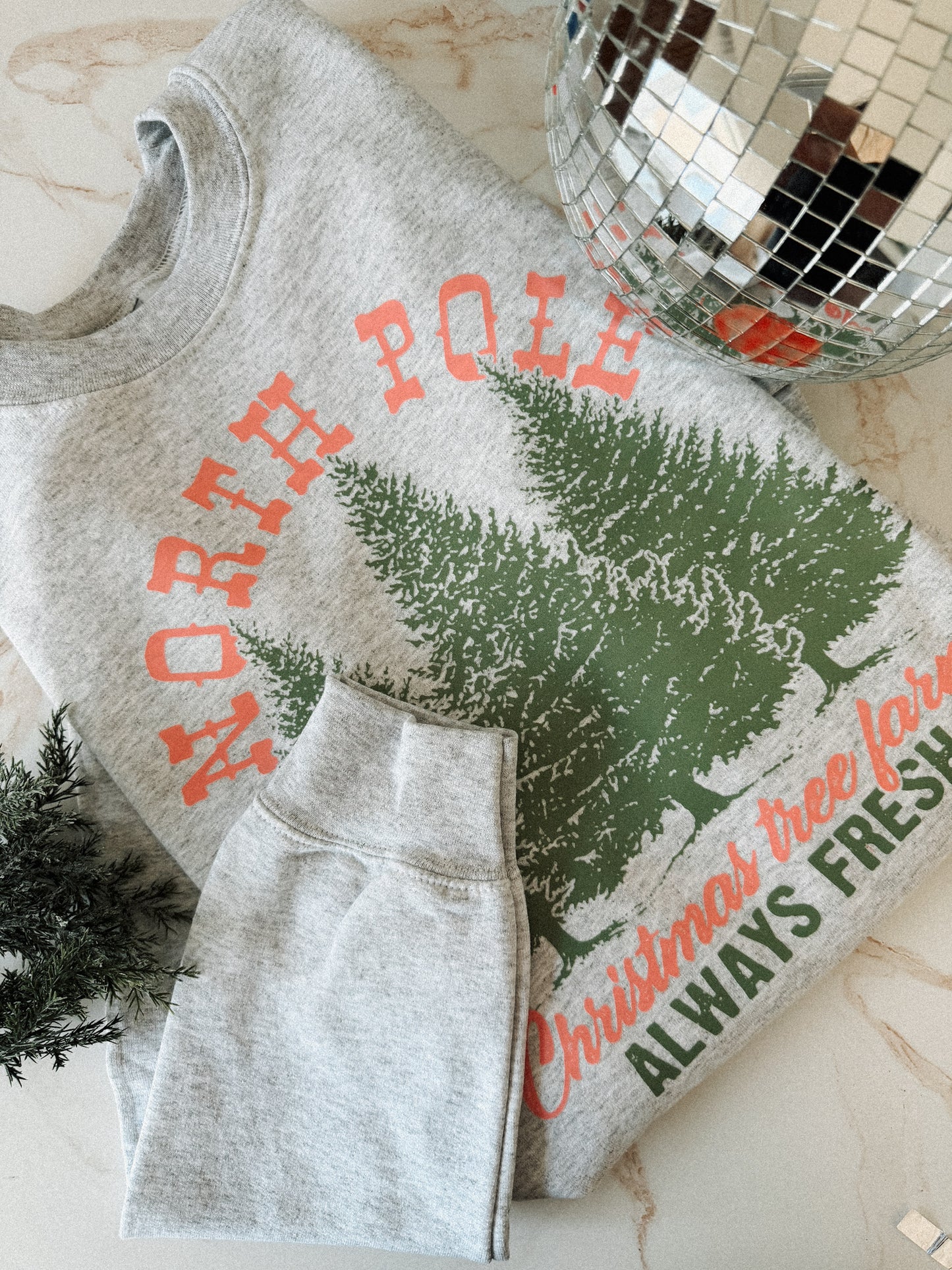 North Pole Christmas Tree Farm | Crewneck