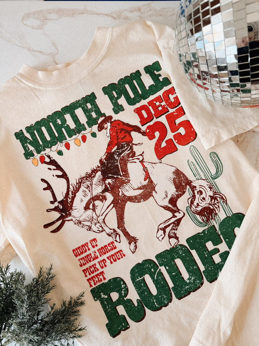 North Pole Rodeo | Graphic Tee