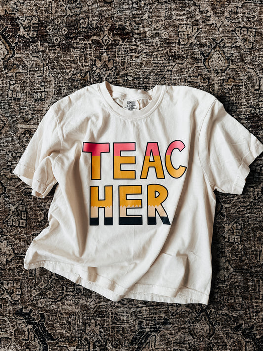 Teacher Pencil Graphic Tee