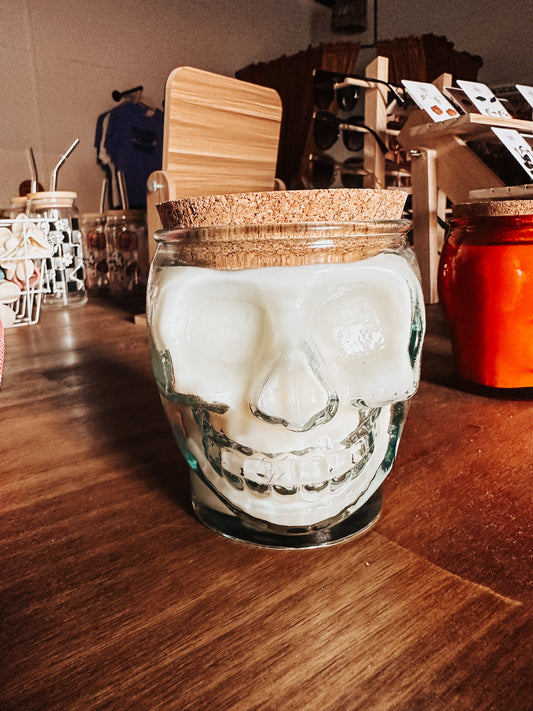 15oz Skull Candles | Scout Apothecary