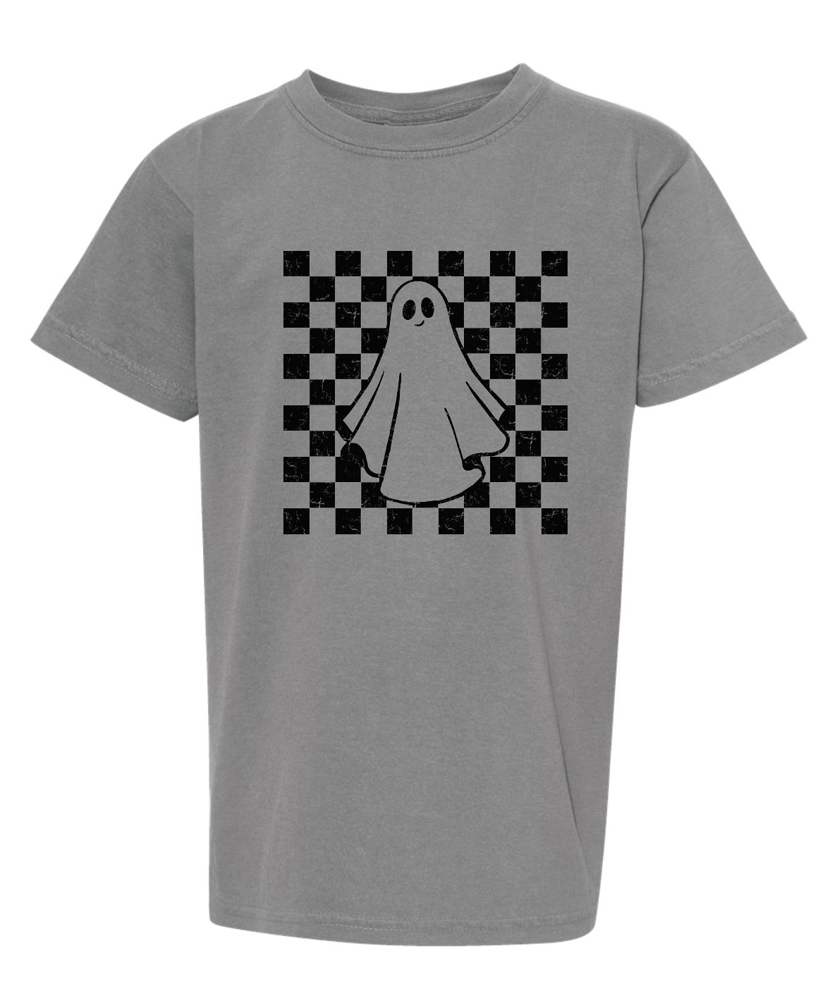 Checkered Ghost | Youth Graphic Tee